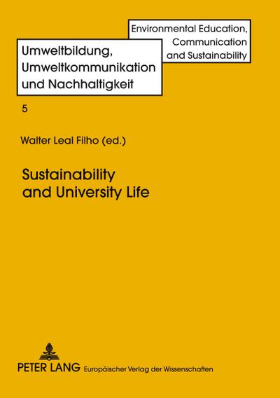 Sustainability and University Life
