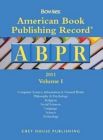 American Book Publishing Record Annual 2 Vol Set 2010