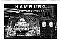 Hamburg in schwarz-weiss (Wandkalender 2017 DIN A2 quer) - Silly Photography