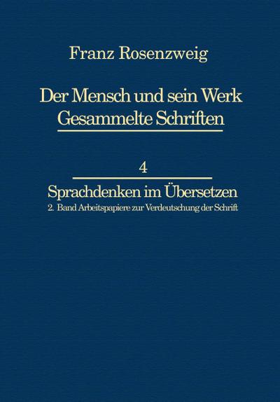 Franz Rosenzweig Sprachdenken