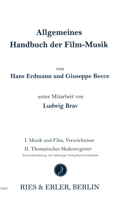 Allgemeines Handbuch der Filmmusik