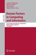 Human Factors in Computing and Informatics