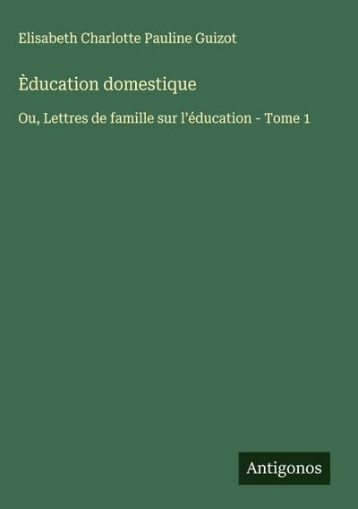 Èducation domestique