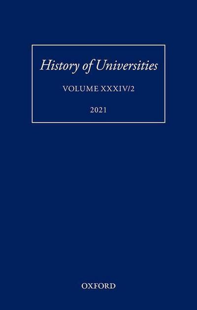 History of Universities: Volume XXXIV/2