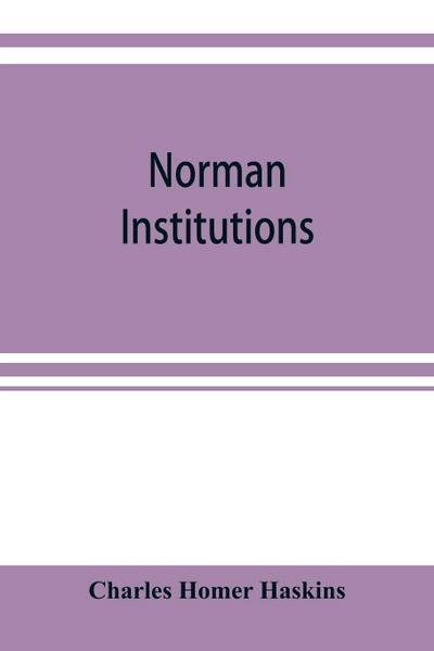 Norman institutions