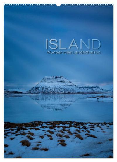 Island - Wundervolle Landschaften (Wandkalender 2025 DIN A2 hoch), CALVENDO Monatskalender