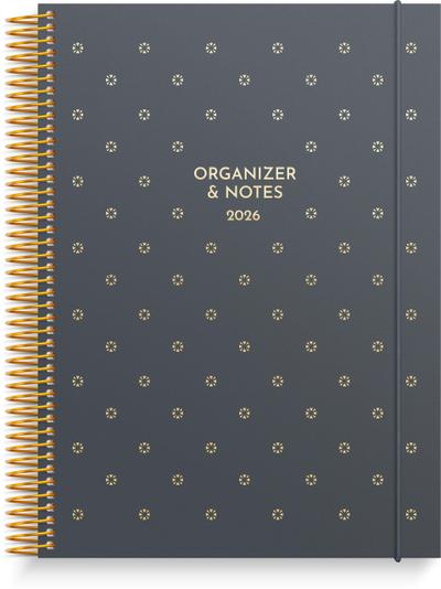 Burde Kalender Organizer & Notes 2026 blau