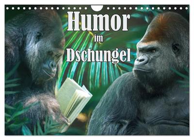 Humor im Dschungel (Wandkalender 2026 DIN A4 quer), CALVENDO Monatskalender