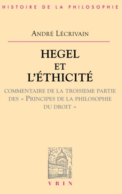 Hegel et l’’éthicité