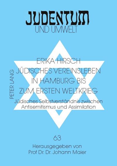 Jüdisches Vereinsleben in Hamburg bis zum Ersten Weltkrieg