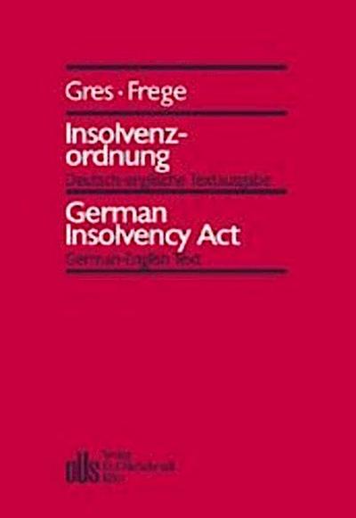 Insolvenzordnung. German Insolvency Act