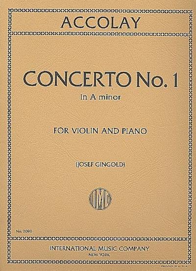 Concerto a Minor no.1for violin and piano