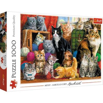 Puzzles - "1000" - Katzentreffen