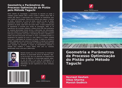 Geometria e Parâmetros de Processo Optimização do Pistão pelo Método Taguchi