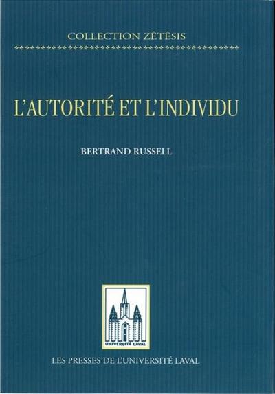 Autorite et individu L’