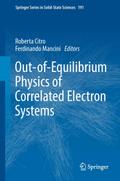 Out-of-Equilibrium Physics of Correlated Electron Systems