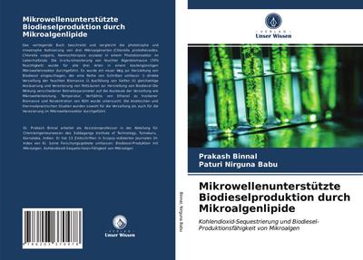 Mikrowellenunterstützte Biodieselproduktion durch Mikroalgenlipide