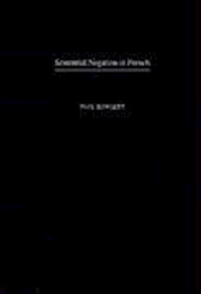 Rowlett, P: Sentential Negation in French
