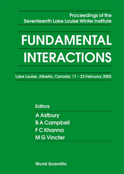 FUNDAMENTAL INTERACTIONS