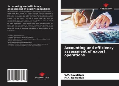 Accounting and efficiency assessment of export operations