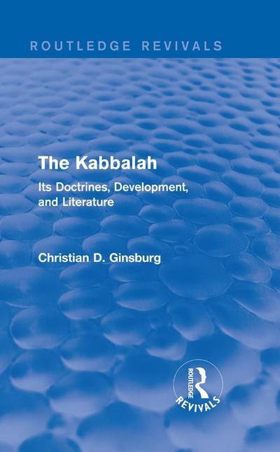 The Kabbalah (Routledge Revivals)