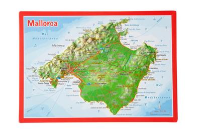 Reliefpostkarte Mallorca