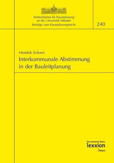 Interkommunale Abstimmung in der Bauleitplanung