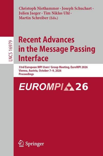 Recent Advances in the Message Passing Interface