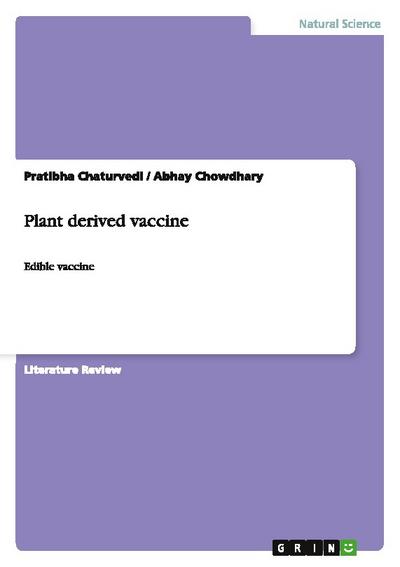 Plant derived vaccine