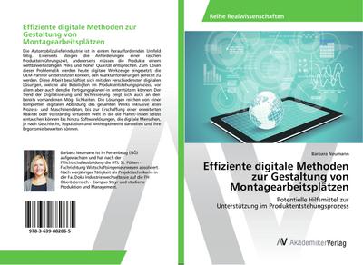 Effiziente digitale Methoden zur Gestaltung von Montagearbeitsplätzen