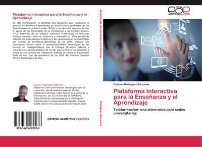 Plataforma Interactiva para la Enseñanza y el Aprendizaje