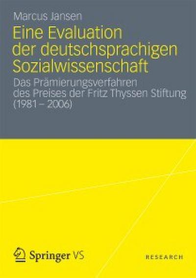 Eine Evaluation der deutschsprachigen Sozialwissenschaft
