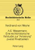 A.E. Wassermann. Eine rechtshistorische Fallstudie