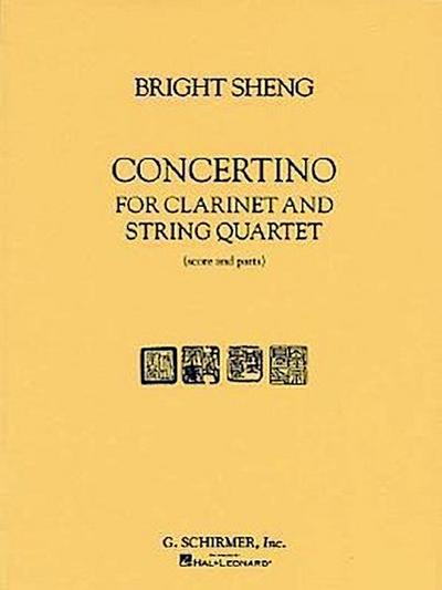 Concertino: For Clarinet and String Quartet