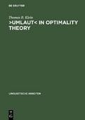 ›Umlaut‹ in Optimality Theory