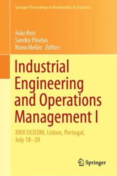 Industrial Engineering and Operations Management I