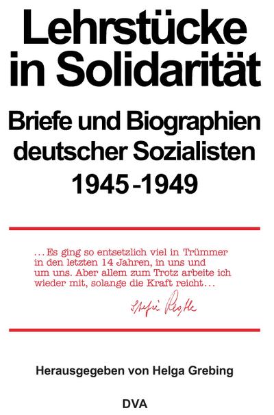 Lehrstücke in Solidarität