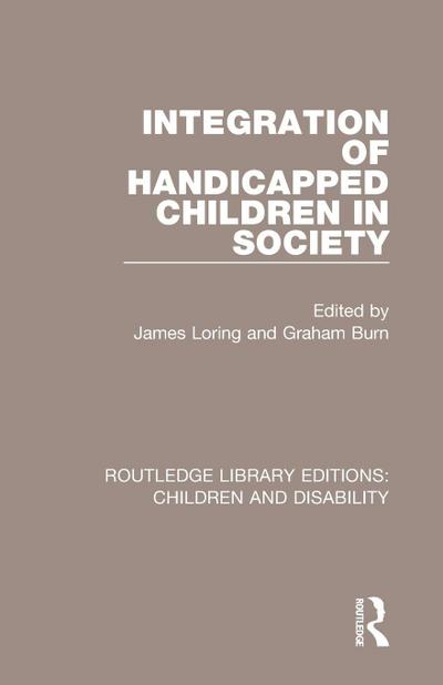 Integration of Handicapped Children in Society