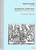 Sonata La Pellicana op.1für Blockflöte (Violine/Kornett). Violone und Orgel (Theorbe)