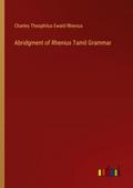 Abridgment of Rhenius Tamil Grammar