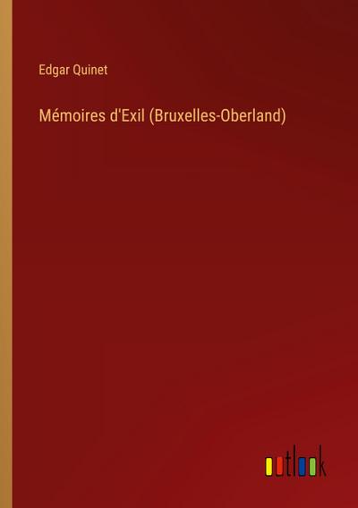 Mémoires d’Exil (Bruxelles-Oberland)
