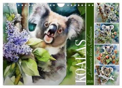 Koalas, liebenswerte kleine Schlafmützen (Wandkalender 2026 DIN A4 quer), CALVENDO Monatskalender