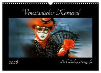 Venezianischer Karneval (Wandkalender 2026 DIN A3 quer), CALVENDO Monatskalender
