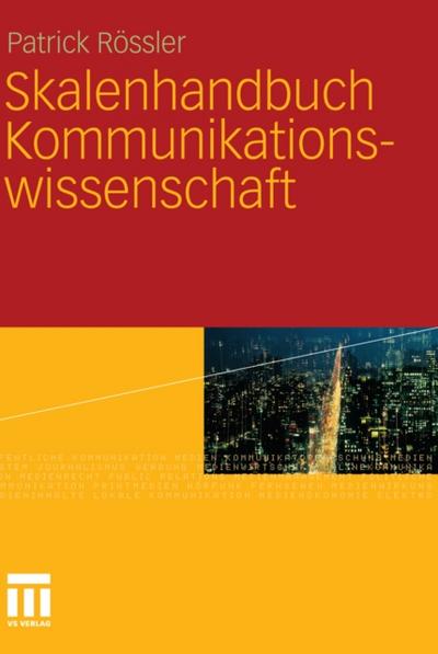 Skalenhandbuch Kommunikationswissenschaft