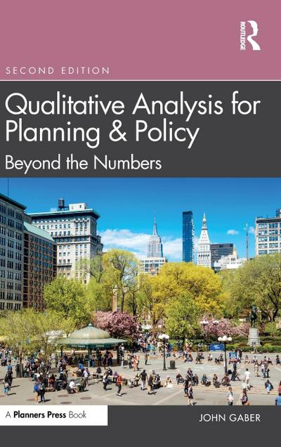 Qualitative Analysis for Planning & Policy
