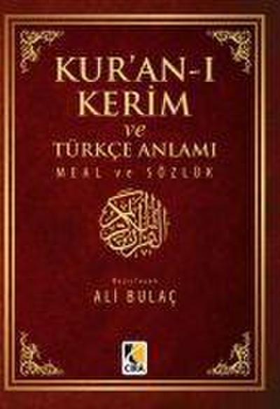Kuran-i Kerim ve Türkce Anlami Meal ve Sözlük Roman Boy
