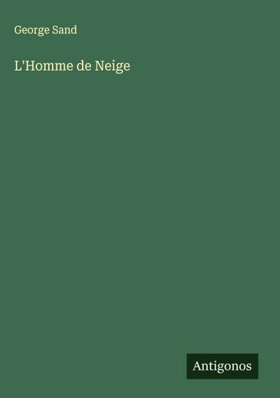 L’Homme de Neige