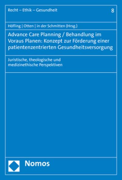 Advance Care Planning / Behandlung im Voraus Planen: Konzept zur Förderung einer patientenzentrierten Gesundheitsversorgung