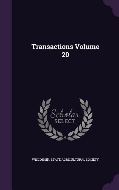 Transactions Volume 20