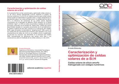 Caracterización y optimización de celdas solares de a-Si:H - Ernesto Klimovsky